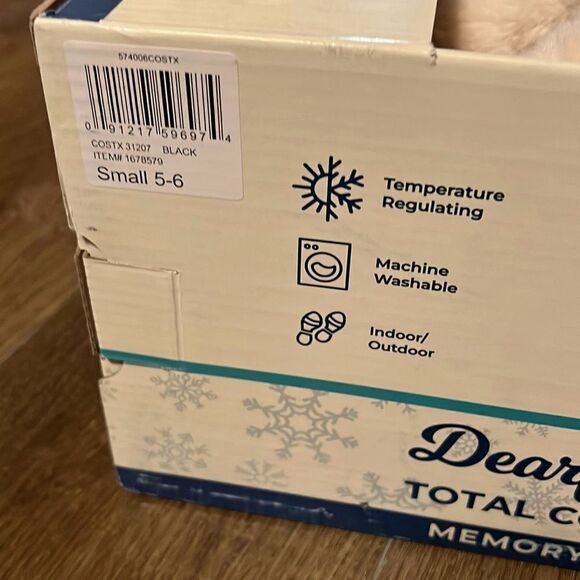 New! DEARFOAMS Total Comfort Women’s Slippers Size Small 5-6 Memory Foam NIB NWT - Picture 5 of 8
